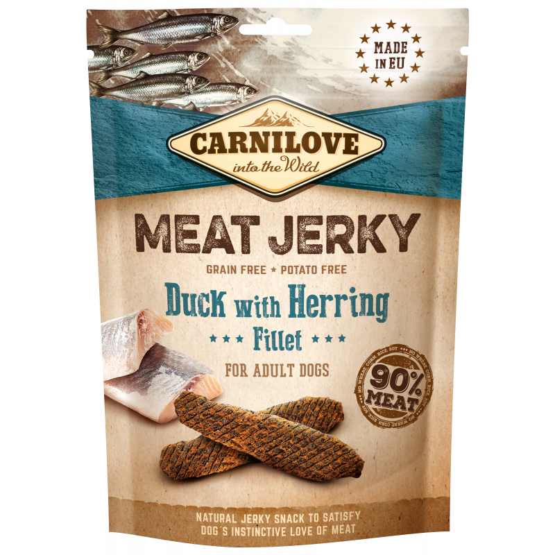 Carnilove Dog Jerky Duck&Herring Fillet 100g 