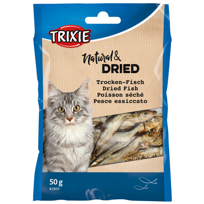 Sušené rybičky, pamlsek pro kočky 50g TRIXIE