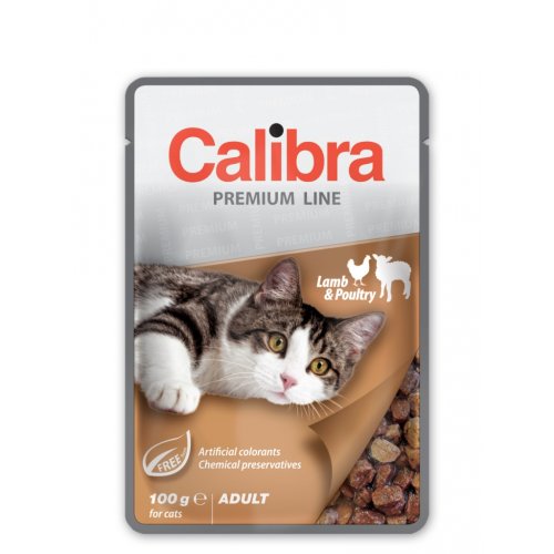 Calibra Cat  kapsa Premium Adult Lamb & Poultry 100g (min. odběr 24 ks)