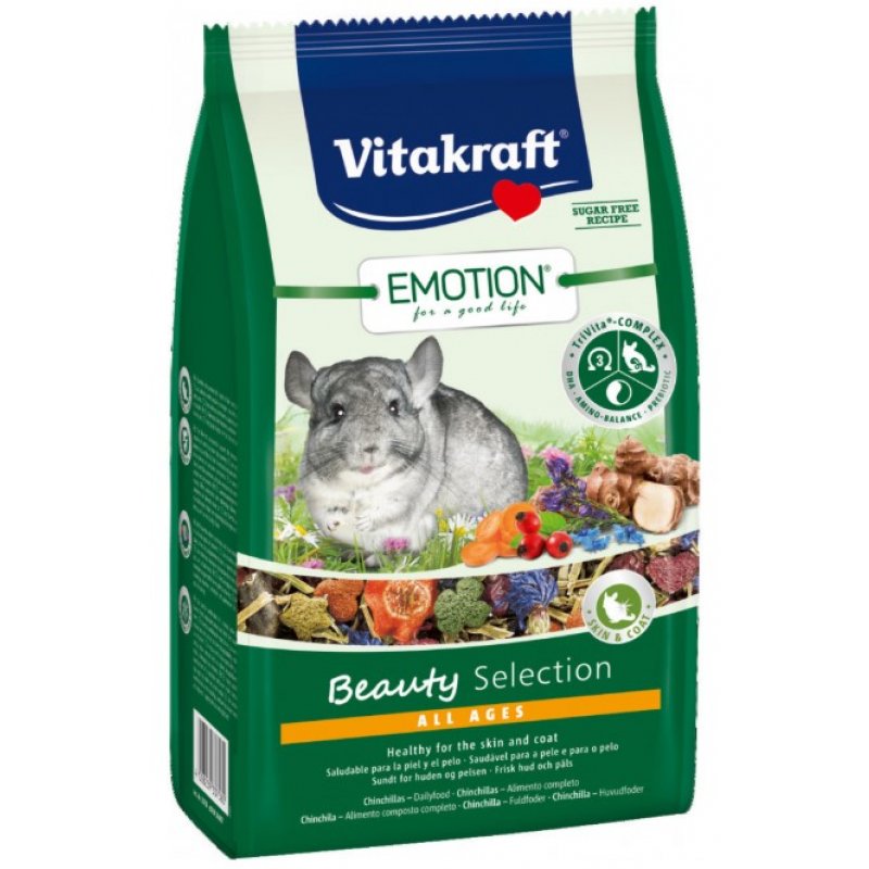 Vitakraft Rodent Chinchilla krm. Emotion Beauty 600g