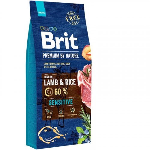 Brit Premium by Nature Sensitive Lamb 15kg VÝPRODEJ