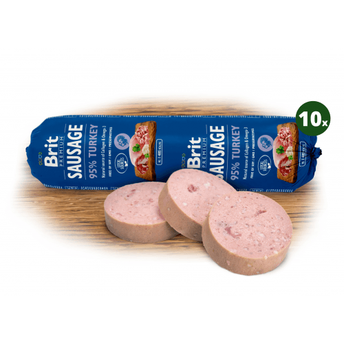 Brit Sausage Turkey 10x800g