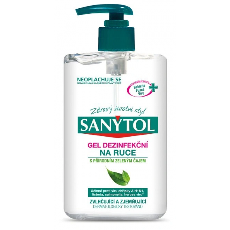 SANYTOL gel na ruce dezinfekční 250ml