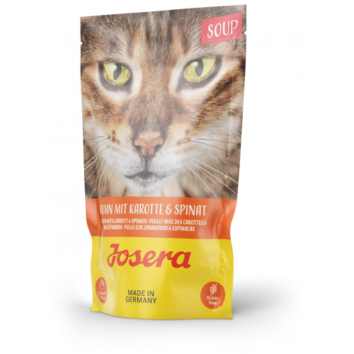 Josera Cat Super Premium Soup-chick.,carrot,spinat 70g