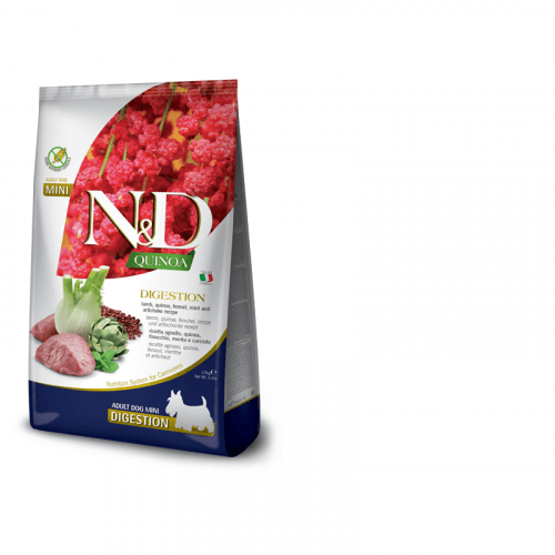 N&D Quinoa DOG Digestion Lamb & Fennel Mini 2,5kg