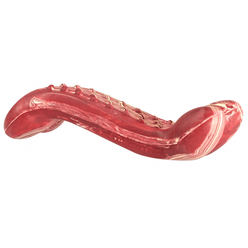Antibakteriální dentální kost s vůní slaniny HipHop přírodní guma 11 cm