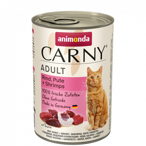 Animonda konzerva kočka Adult hovězí/krůta/ráčci 400g