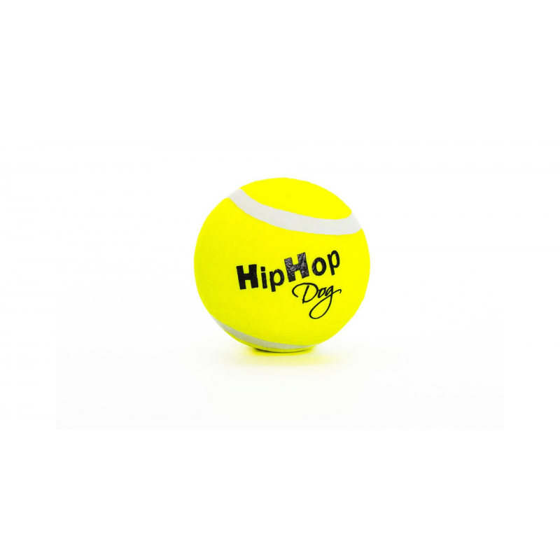 Neonový ve tmě svítící tenis. míč 6,5 cm HIPHOP DOG