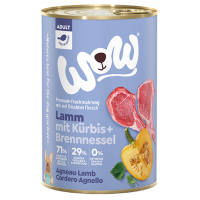 WOW konzerva Jehněčí s dýní Adult 400g