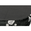 Pelech JIMMY oválný, 95 x 85 cm, černý s tlapkami