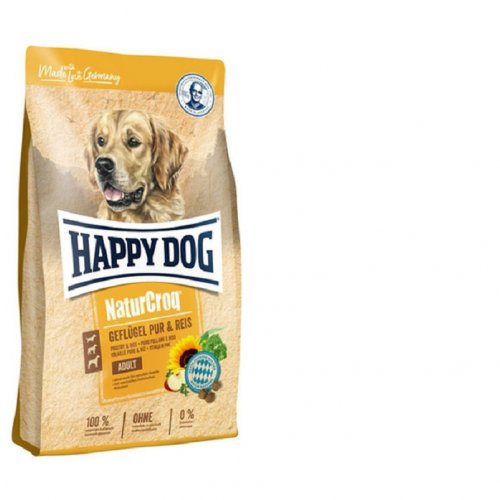 Happy Dog NaturCroq Geflügel Pur & Reis 15kg