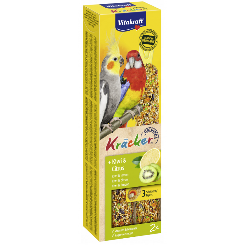 Vitakraft Bird Kräcker kiwi Australina Parrot tyčky 2ks
