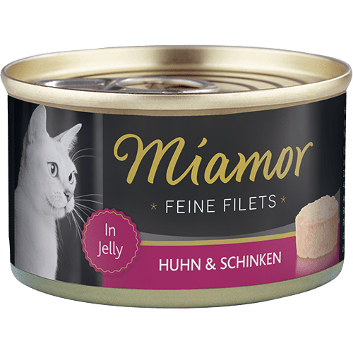 Miamor Cat Filet konzerva kuře+šunka v želé 100g