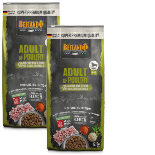 2x Belcando Adult Grain Free Poultry 12,5kg