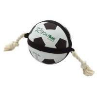 Míč pro psy přetahovací fotbalový 19cm KARLIE