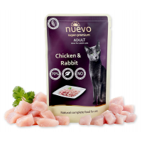 Nuevo kočka kapsa adult kuře a králík 85g (min. odběr 16 ks)