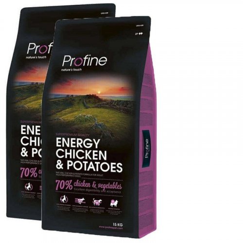 2x Profine Dog Energy Chicken & Potatoes 15kg
