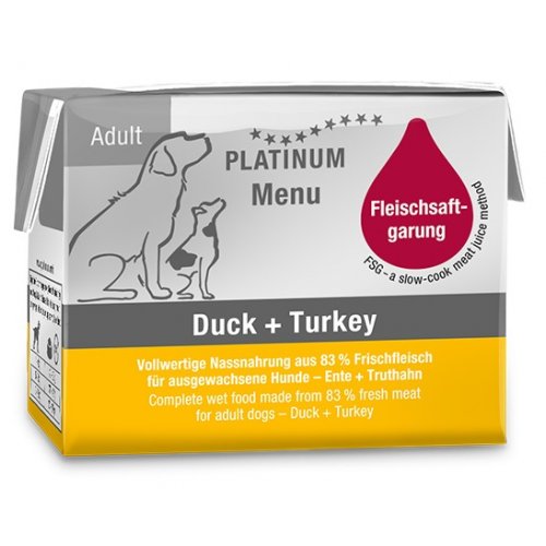 Platinum Menu Duck + Turkey - Kachna + Krocan 90 g