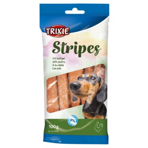 Trixie STRIPES light drůbeží pro psy 10ks 100g