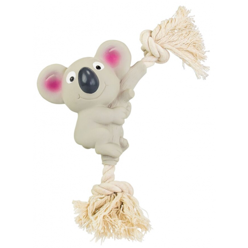 Koala na bavlněném laně se zvukem 10/24 cm, latex, HipHop