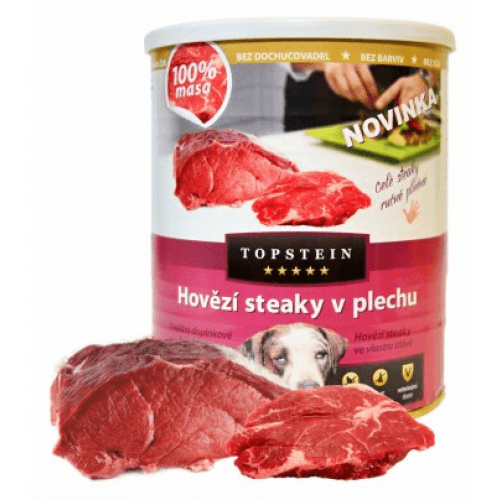 Topstein Hovězí steaky v plechu 800 g