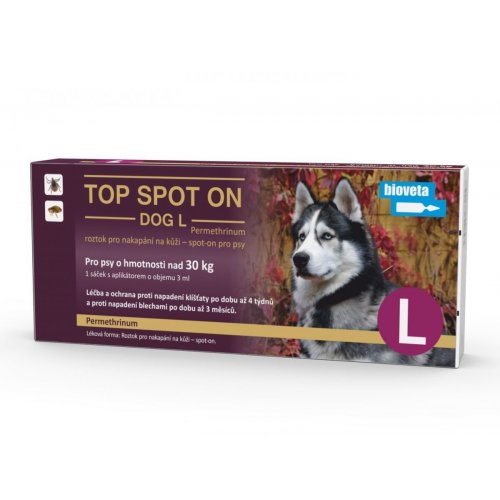 Bioveta Top spot on Dog L 1x3ml (nad 30kg)