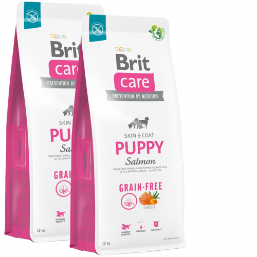 2 x Brit Care Dog Grain-Free Puppy 12 kg NEW