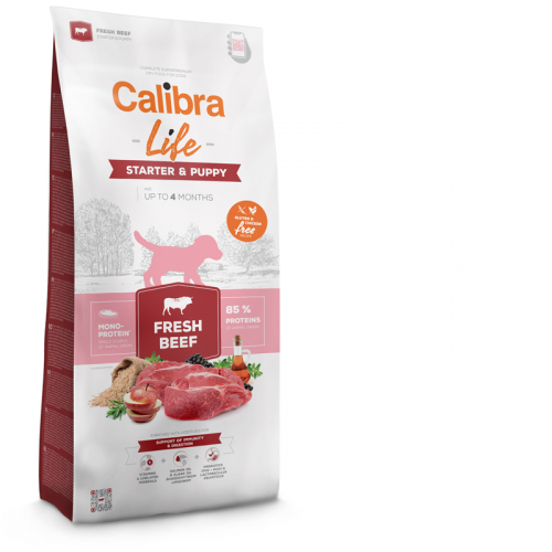 Calibra Dog Life Starter&Puppy Fresh Beef 100g