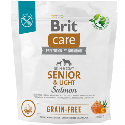 Brit Care Dog Grain-Free Senior & Light 1 kg NEW