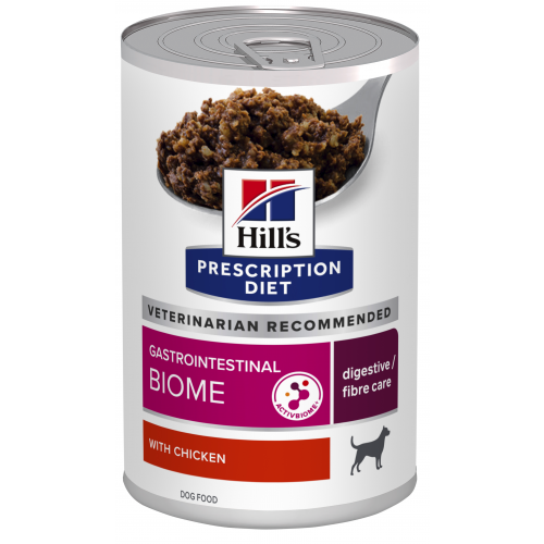 Hill's Prescription Diet Gastroint. Biome konzerva pro psy 370g (min.odběr 12ks)