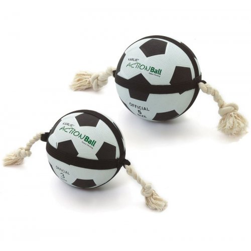 Přetahovací fotbalový míč 22cm Karlie