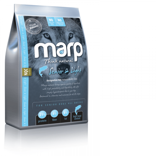 Marp Natural Senior & Light - s bílou rybou 12kg