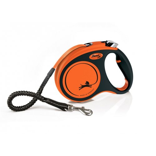 Vodítko FLEXI Xtreme L pásek 8m/55kg oranžová