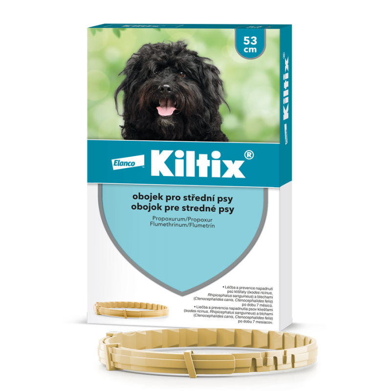 Elanco Kiltix Antiparazitní obojek 53cm (střední plemeno)