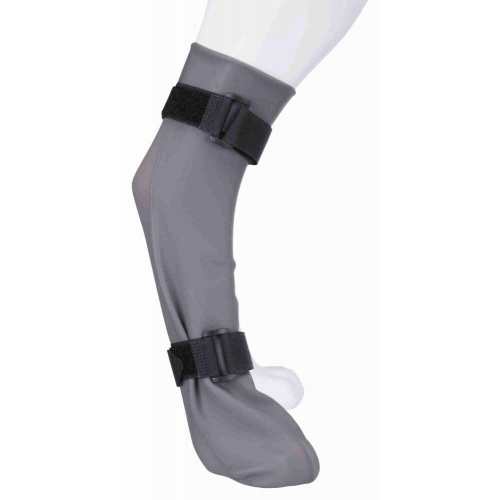 Ochranná silikonová ponožka, L: 10 cm/40 cm, šedá