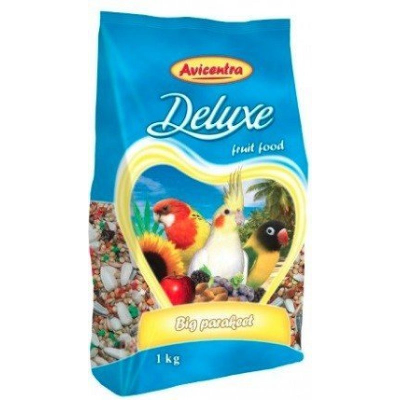 Avicentra Deluxe malý a střední papoušek 500g