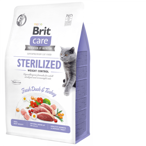 Brit Care Cat Grain-Free Sterilized & Weight Control 400g