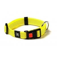 Obojek nylon ART Sportiv reflex 40-55/20 Žlutý Karlie