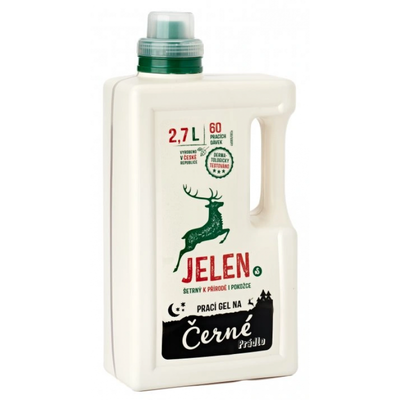 Prací prostředek Jelen Black gel 2,7l 60dávek