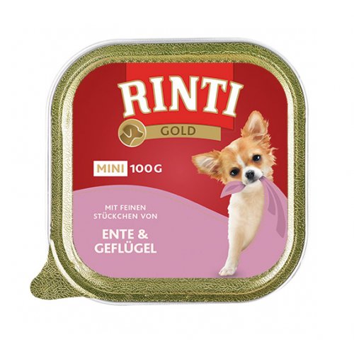 Rinti Dog Gold Mini vanička kachna + drůbež 100g