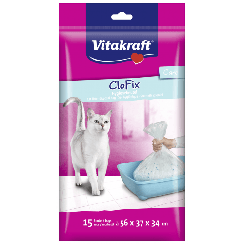 Vitakraft náhradní sáčky do Wc pro kočky CloFix 15ks