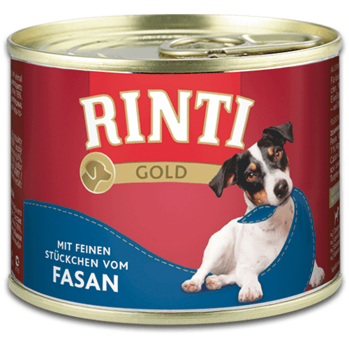 Rinti Dog Gold konzerva bažant 185g