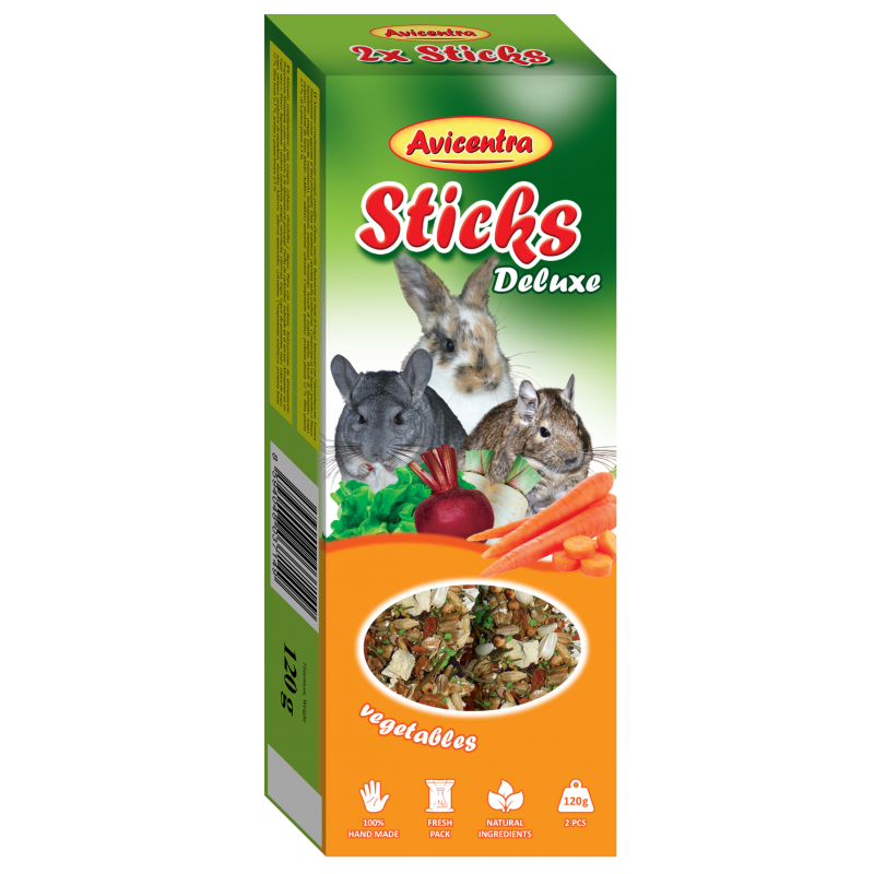 Avicentra tyčinky velký hlodavec - zelenina 2ks