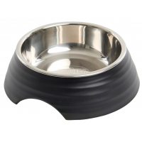 Miska melamin Frosted Ripple Bowl 350ml černá BUSTER