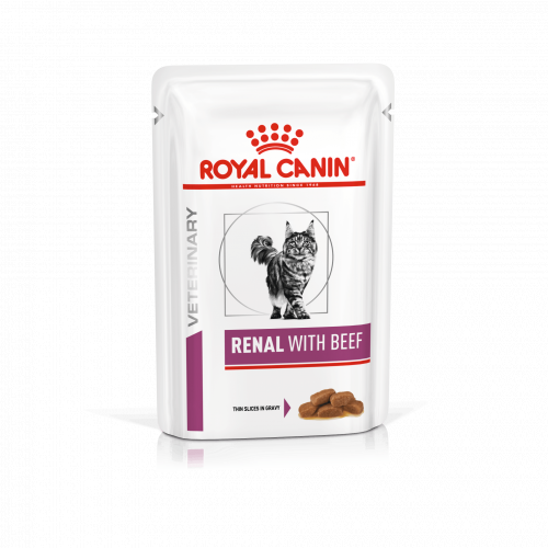 Royal Canin VHN CAT RENAL BEEF GRAVY kapsičky 12 x 85 g