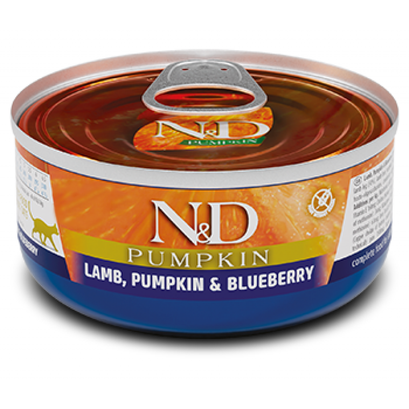 N&D CAT PUMPKIN Adult Lamb & Blueberry 70g