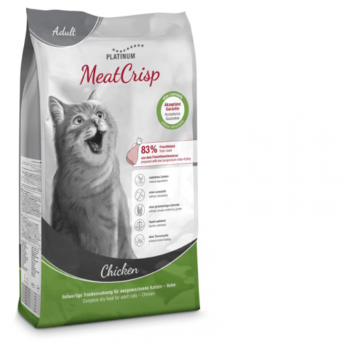 Platinum Cat - MeatCrisp Adult Chicken - Kuře pro dospělé kočky 1,5 kg