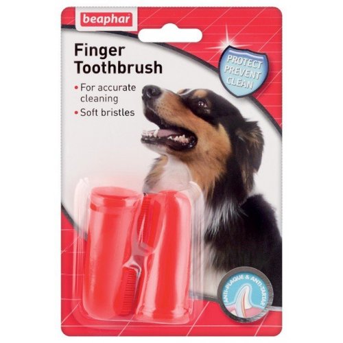 Beaphar Zubní kartáček na prst pro psy