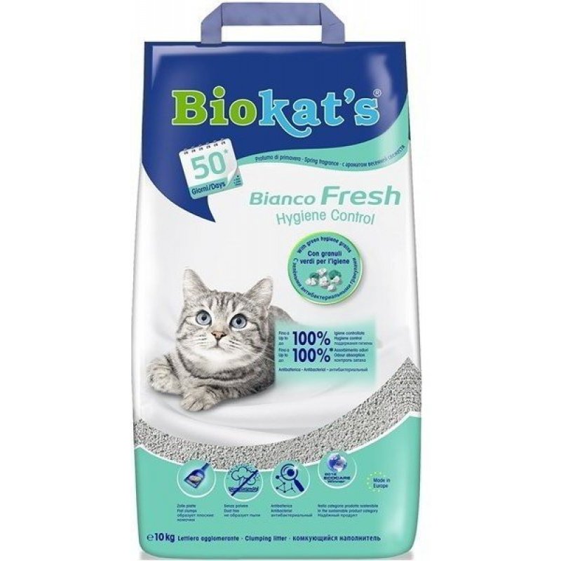 Podestýlka Biokat´s Bianco Fresh Control 10kg