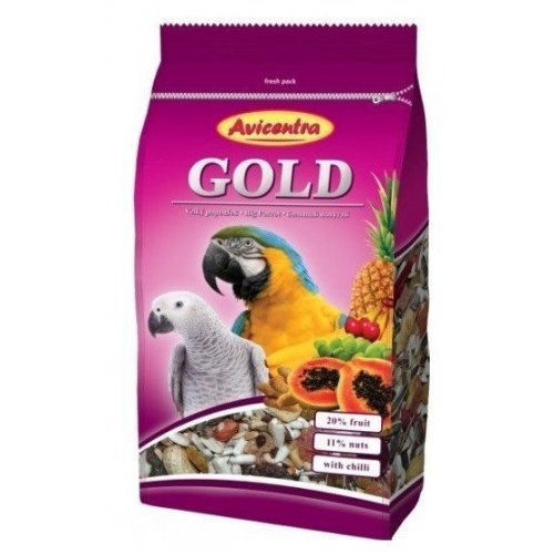 Avicentra Gold velký papoušek 850g